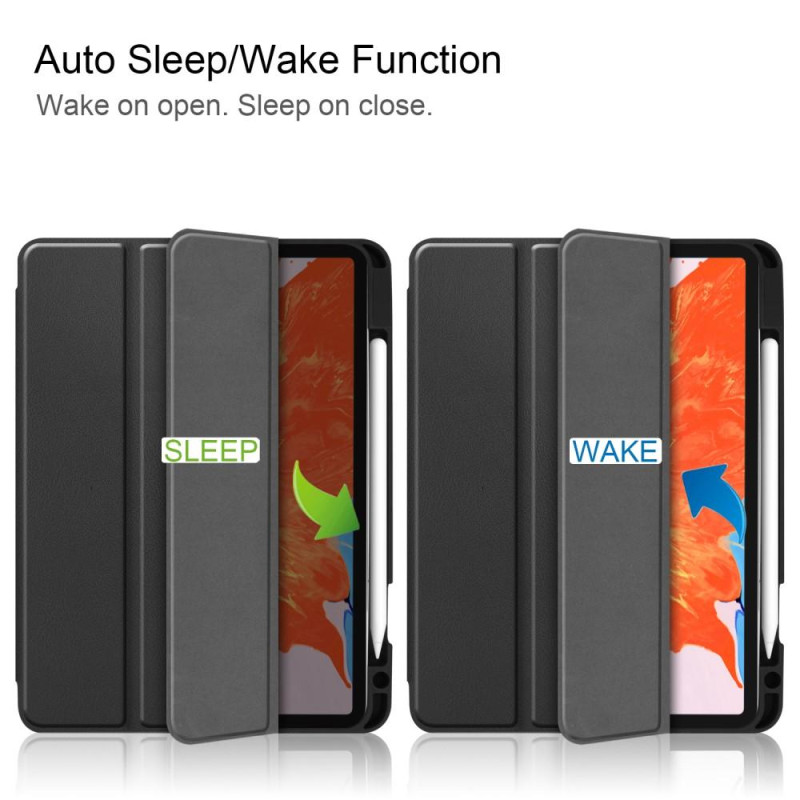 iPad Pro 12.9" 2020/2018 Slim Fit Trefoldelig Deksel - Svart