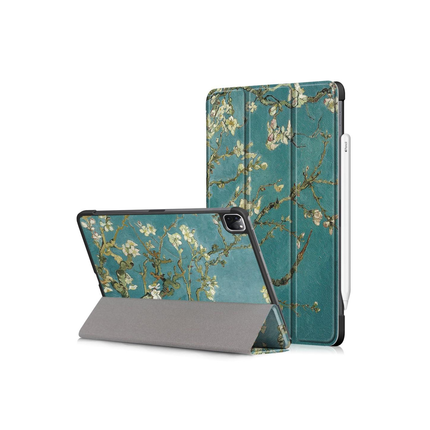 Apple iPad Pro 11 (2020) Trefoldelig Slim Fit Cover - Ferskenblomst