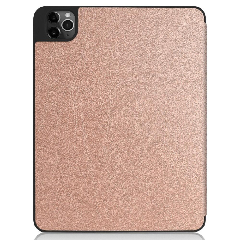 For iPad 12.9" 2020/2018 Tri - fold Stand Smart Tablet Case Cover - Gold
