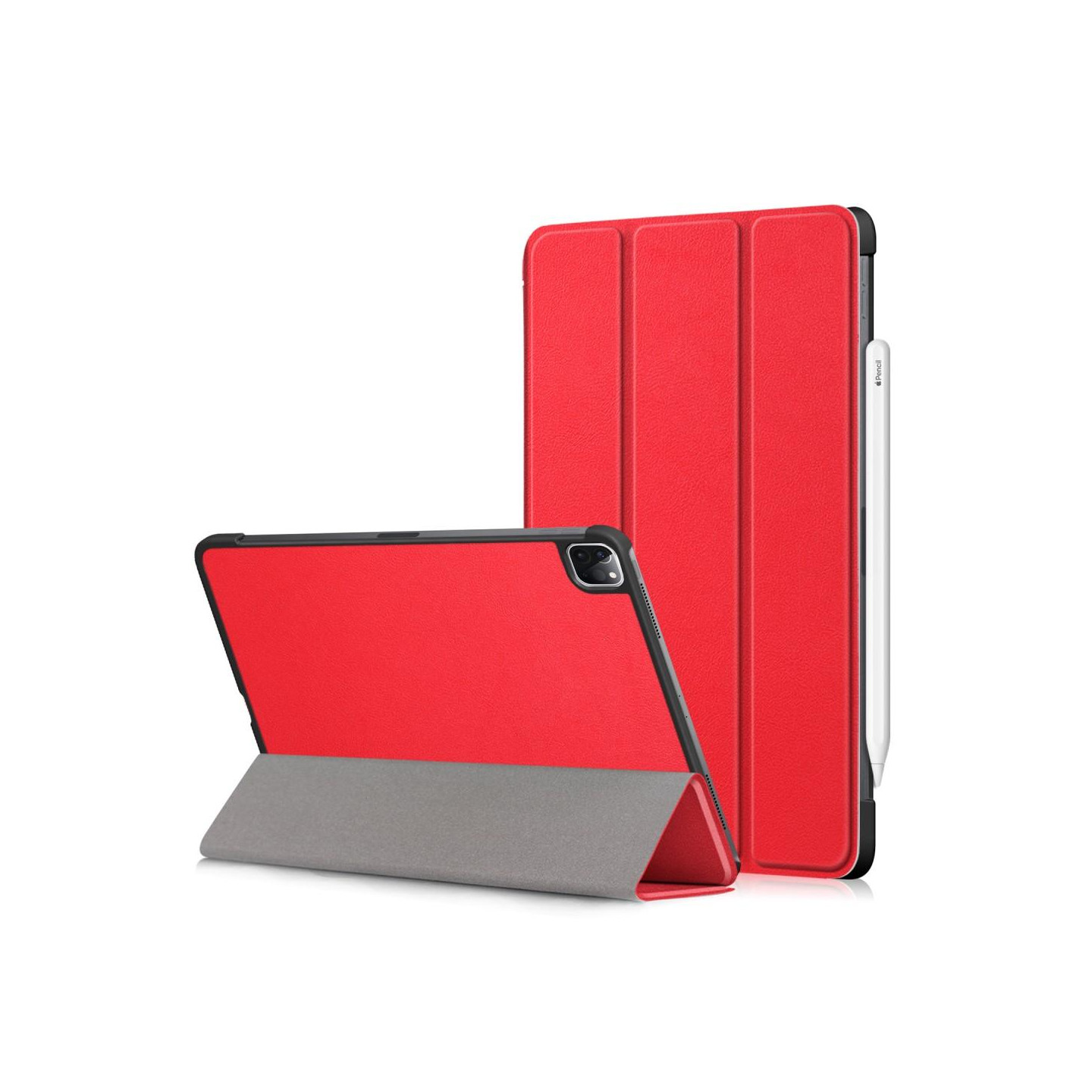 Apple iPad Pro 11 (2020) Trifoldelig Slim Fit Cover - Rød
