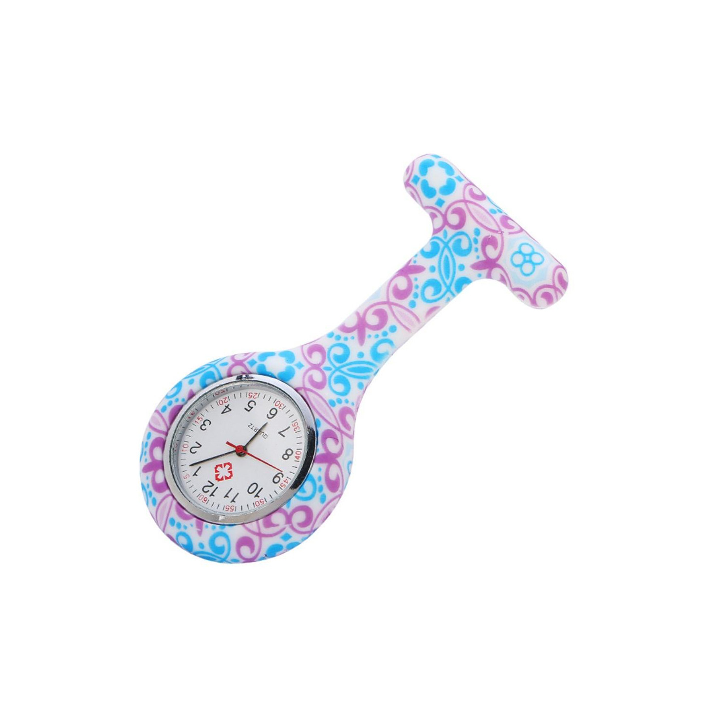 Stainless Steel Arabic Numerals Quartz Doctor Nurse Pocket Watch