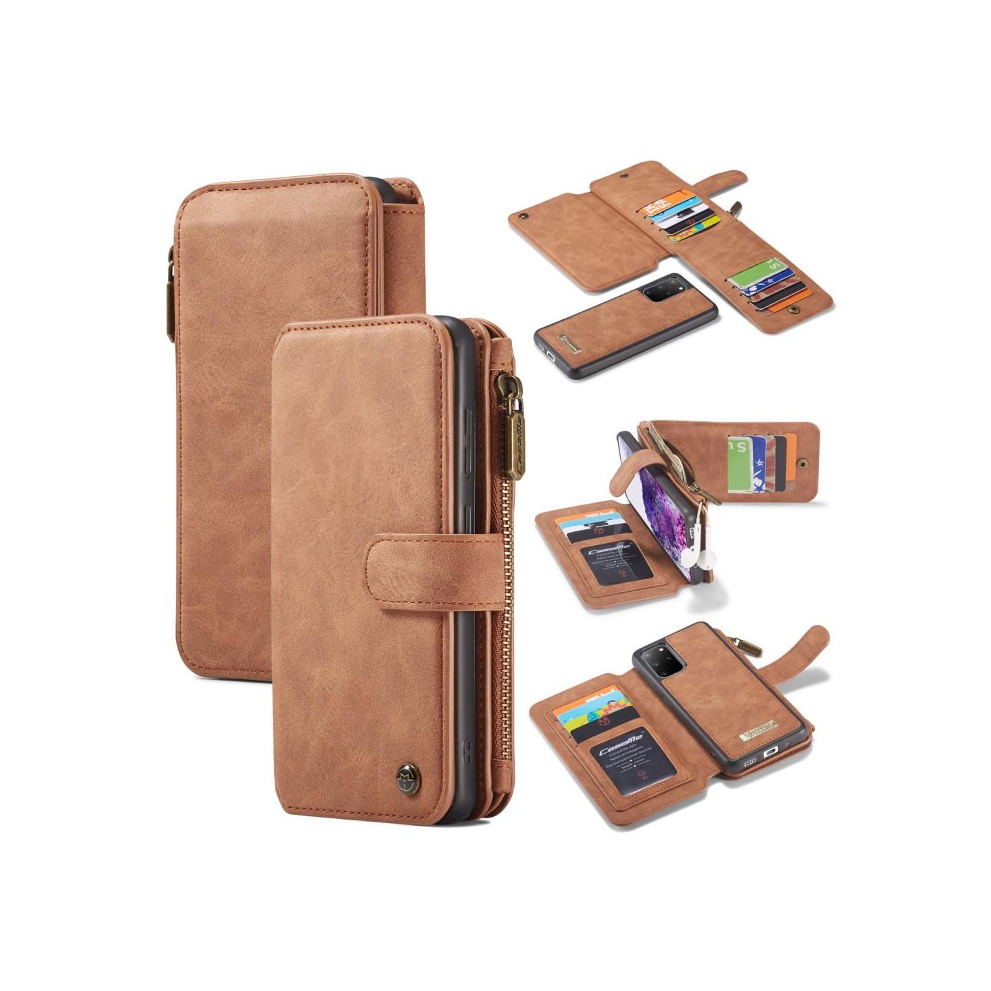 Samsung Galaxy S20 Plus CASEME 2 - in - 1 Detachable - Brown