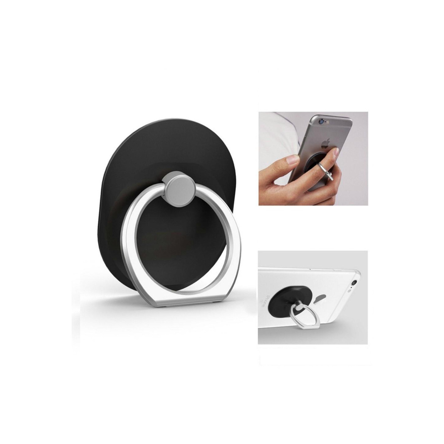 Oval Shape Finger Ring Grip Kickstand Bracket for iPhone Samsung etc