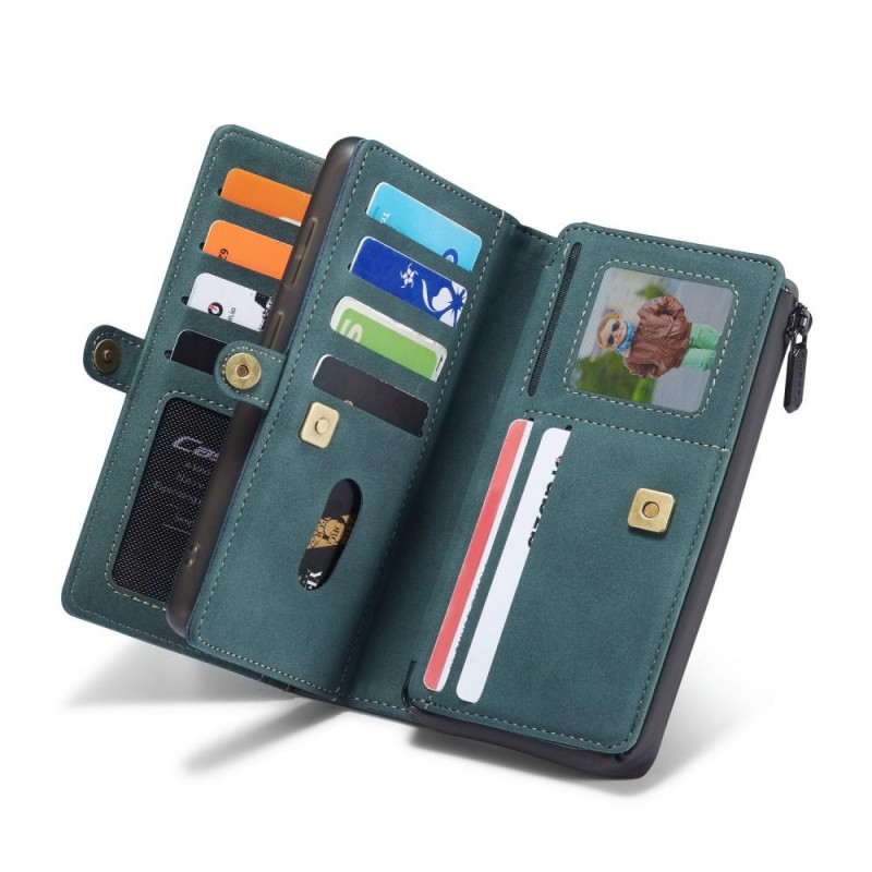 CASEME Samsung Galaxy S20 Plus Retro Lær Lommebok - cover - Grøn