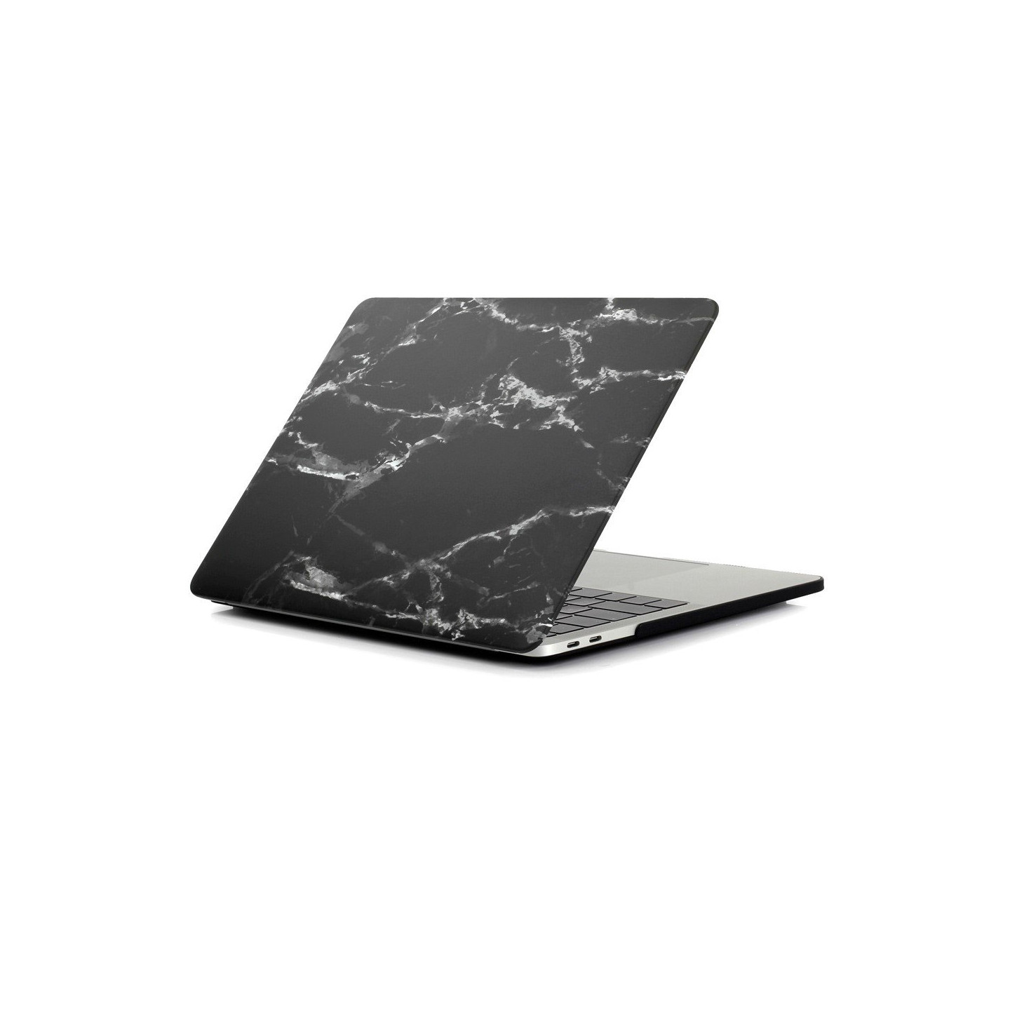 MacBook Air 13.3 A1932 (2018) + Retina Modelldeksel - Marmor Svart