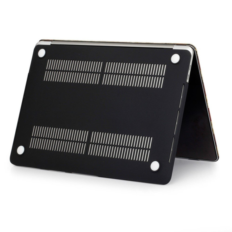 MacBook Air 13,3" A1932 (2018) + Retina - modeletui Marmor Sort