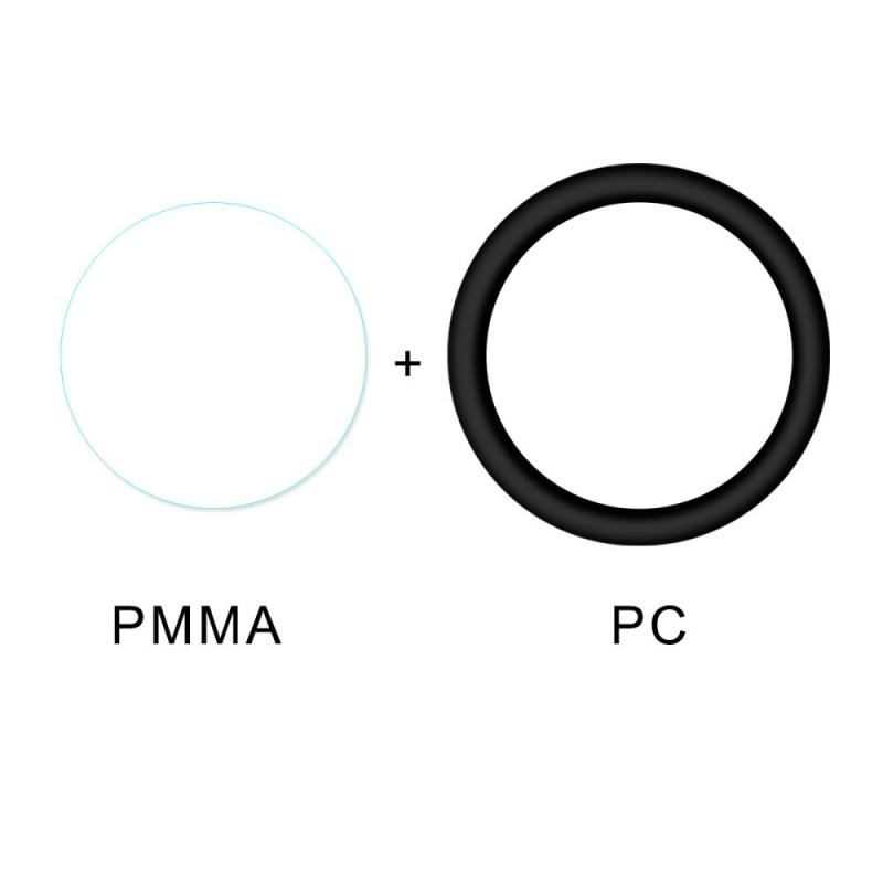 Huawei Watch GT2 42mm HAT PRINCE 3D PC Edge + PMMA Tempered Glass