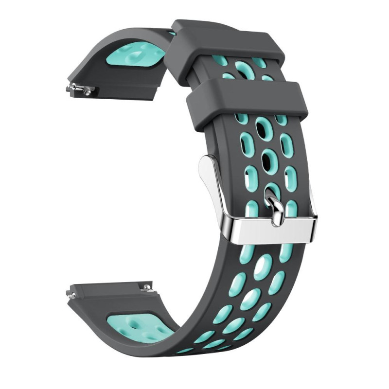 Soft Silicone Watch Strap for Huawei Watch GT 2e - Grey/Green