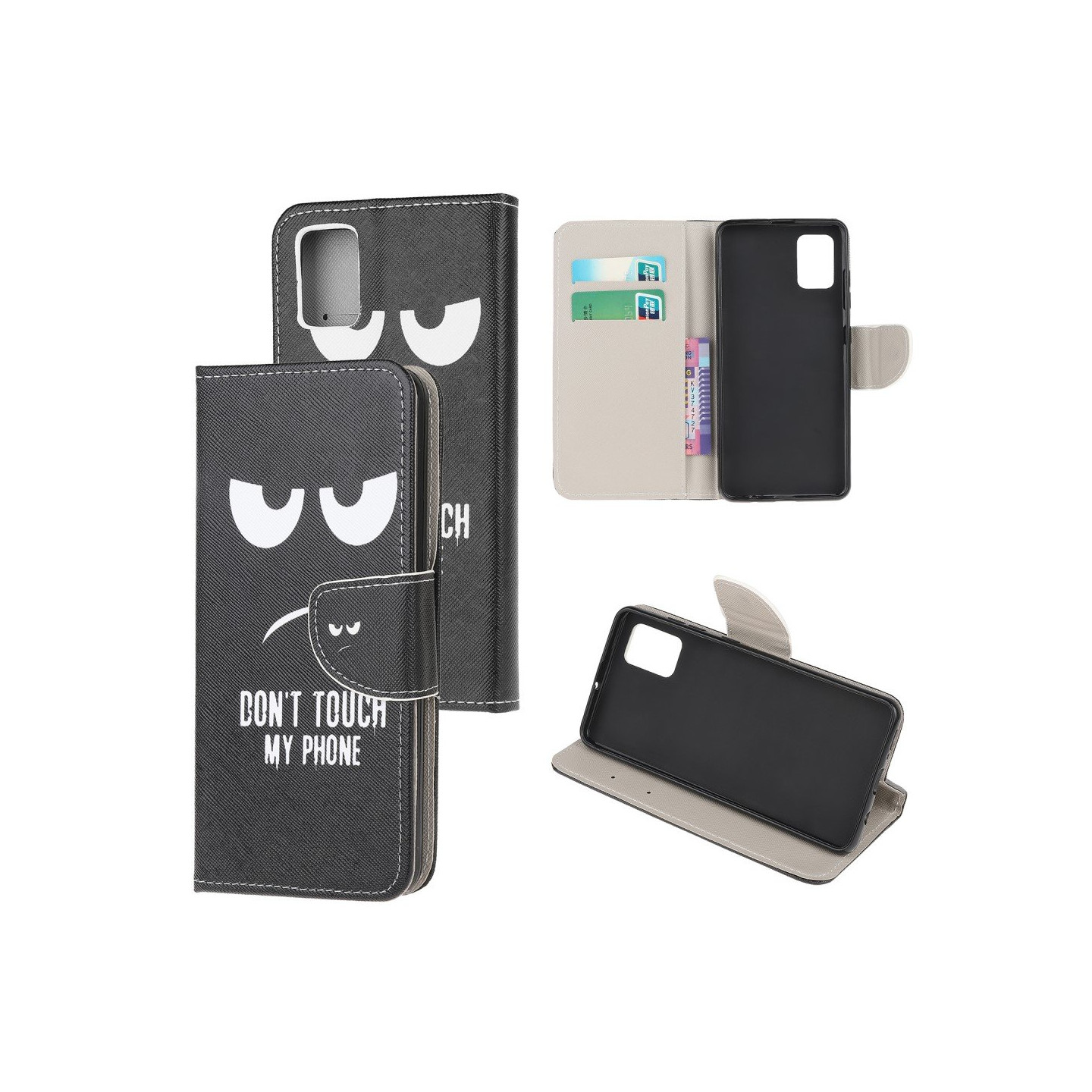For Samsung Galaxy A51 Wallet Stand - Don't Touch My Phone