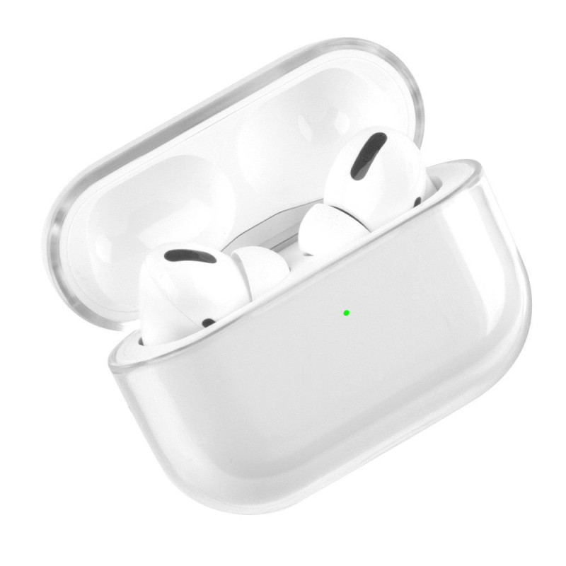 Gennemsigtig pc Unik Stilfuld Taske til Apple AirPods Pro - Pure
