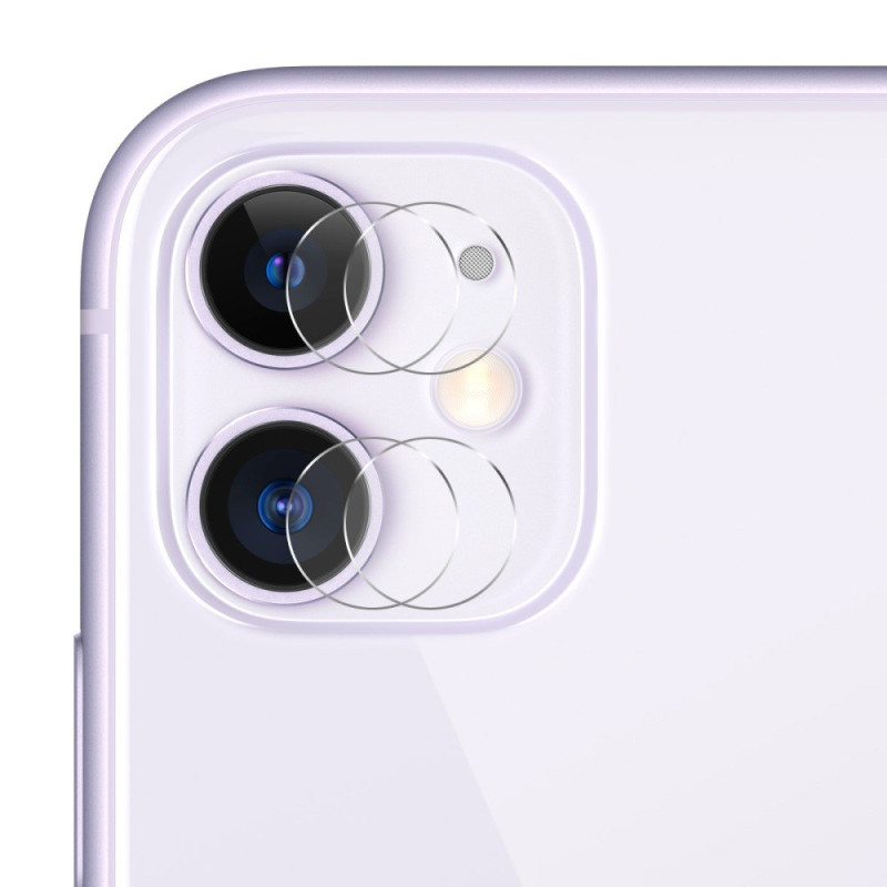 2+2stk HAT PRINCE hærdet glas kameralinse til iPhone 11