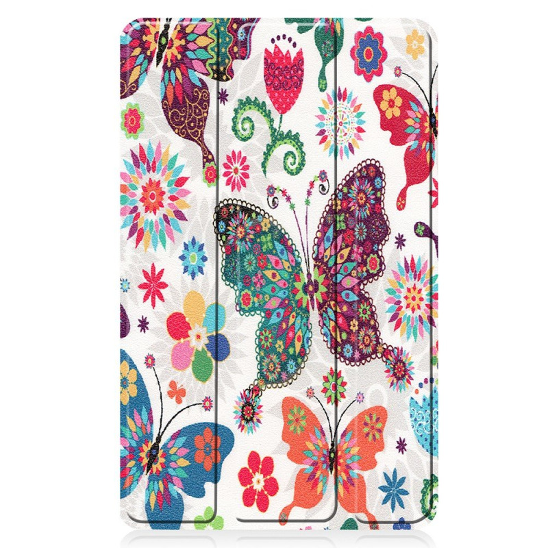 Pattern Tri - fold Stand Kansi Lenovo Tab M7 - Butterflies