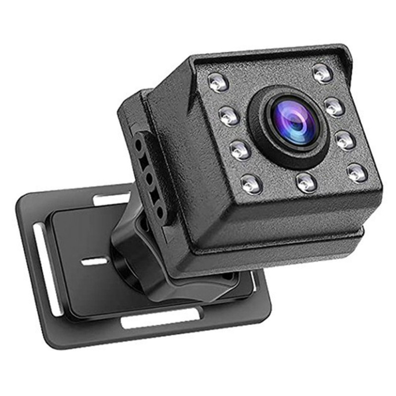 6,8" bilovervågningskamera infrarødt kamera babyalarm til bil 360 graders dobbeltkamera