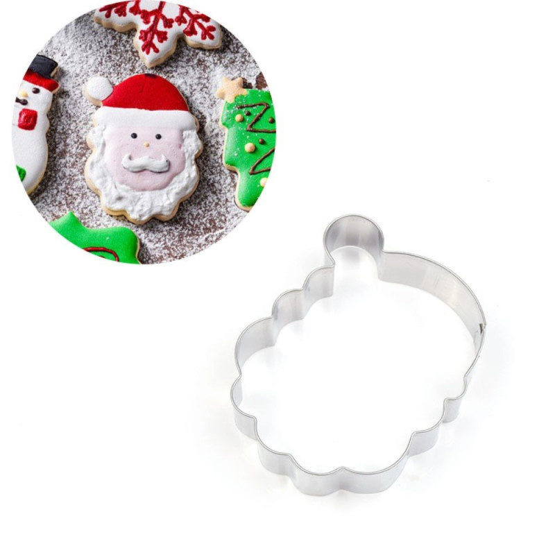 Pepperkakeformer 14 deler kaker i rustfritt stål julaften