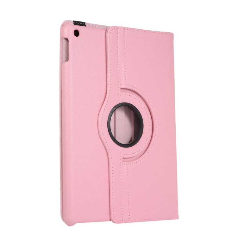 Apple iPad 10.2 2021/2020/2019 Litchi Texture Stand - etui - Lyserød
