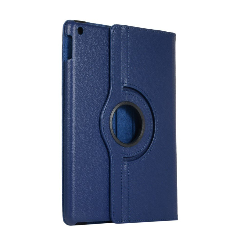 Apple iPad 10.2 2021/2020/2019 Litchi Texture Etui - Mørkeblå