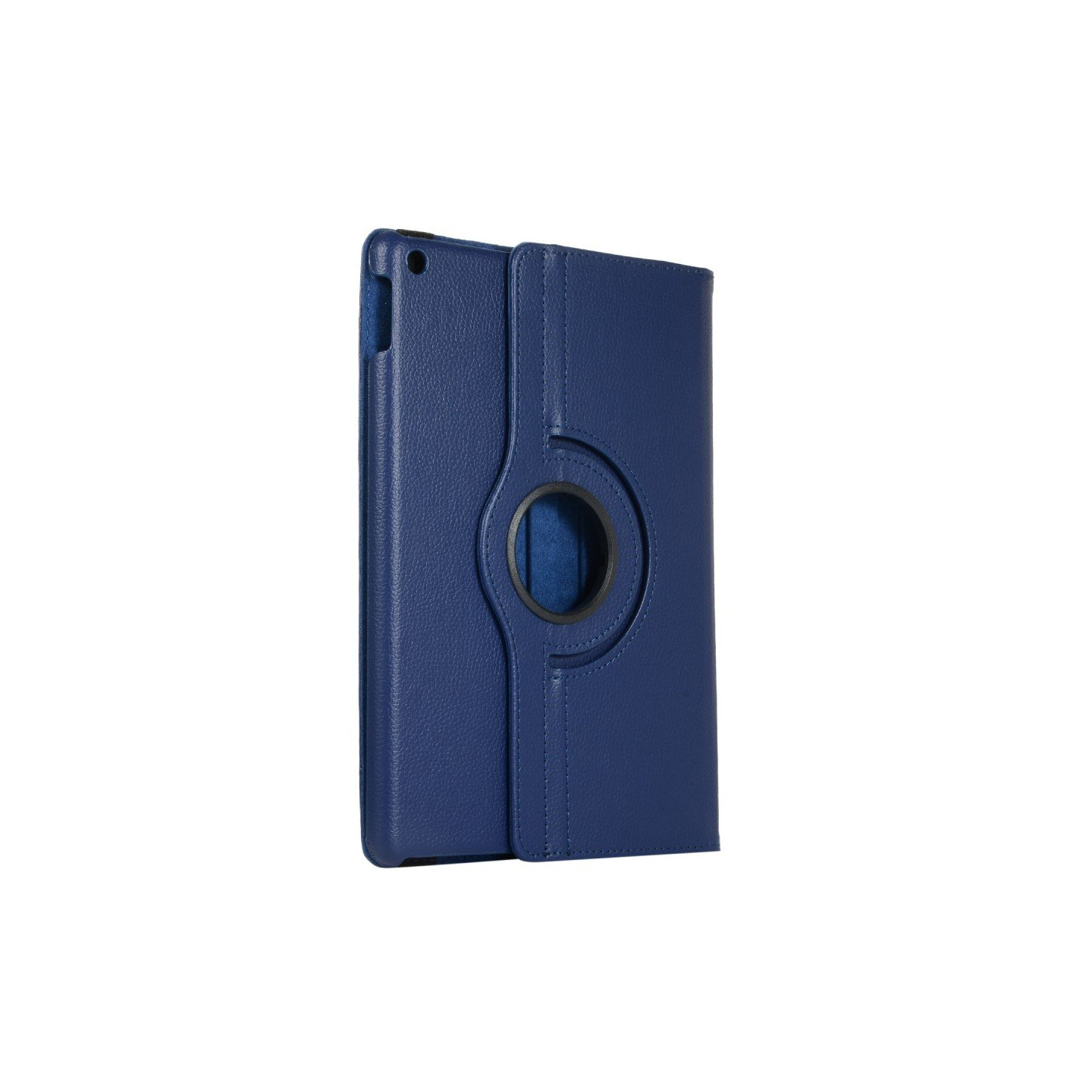 Apple iPad 10.2 2021/2020/2019 Litchi Texture Etui - Mørkeblå