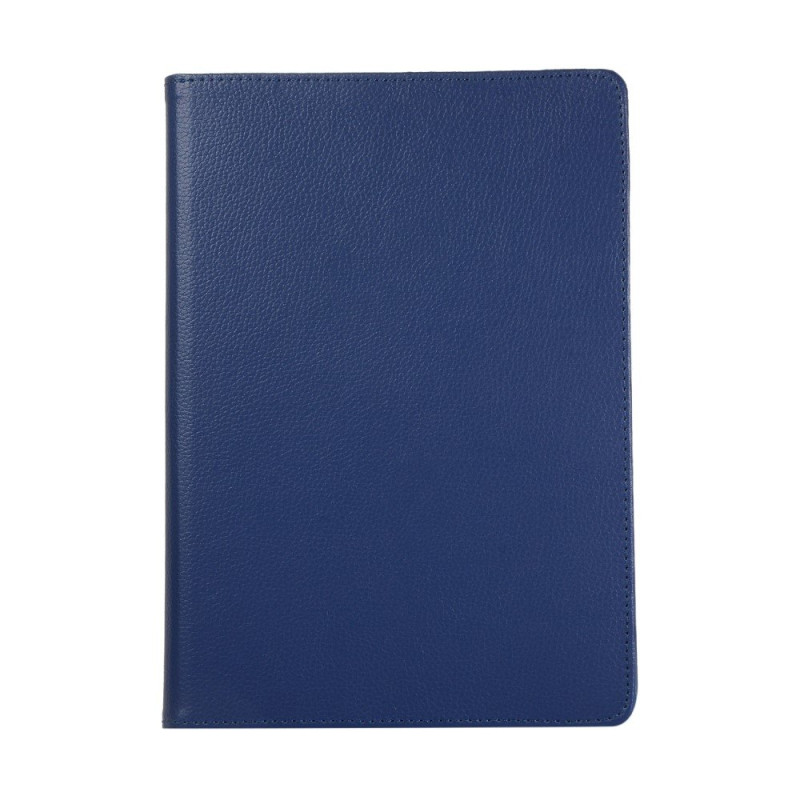 Apple iPad 10.2 2021/2020/2019 Litchi Texture Etui - Mørkeblå