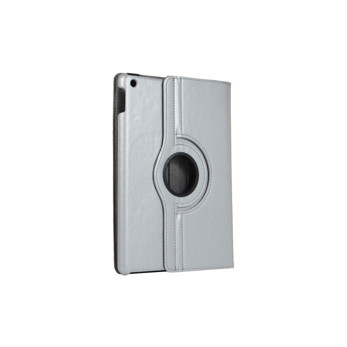 Apple iPad 10.2 2021/2020 Litchi Texture Stand Tablet Case - Silver