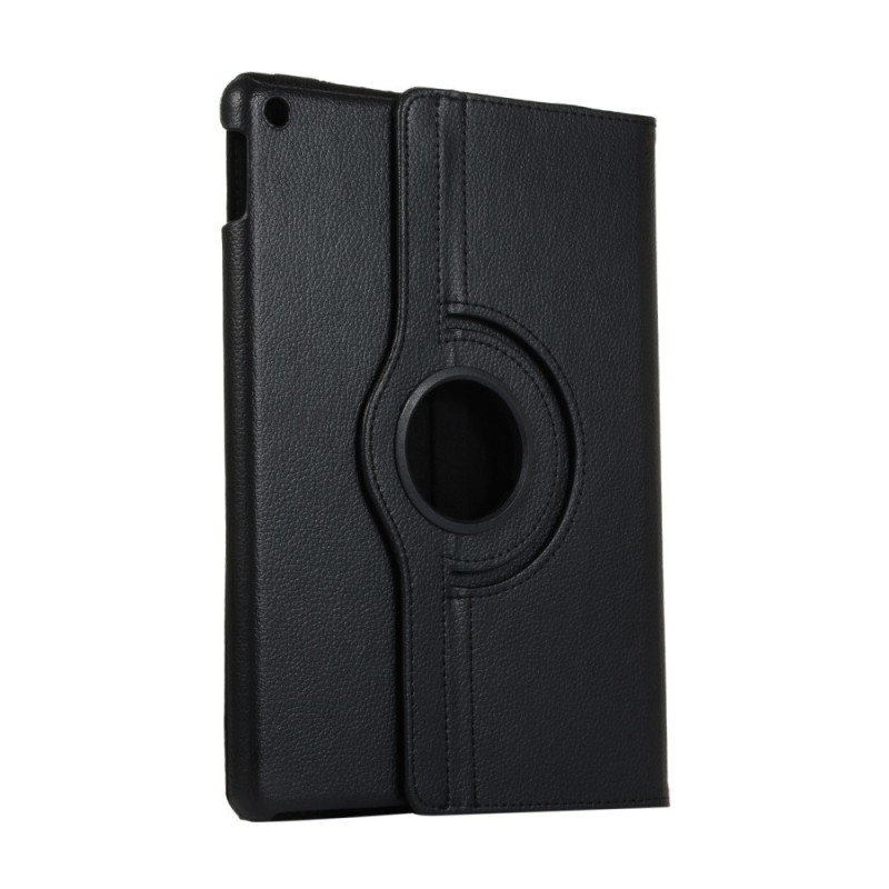 Apple iPad 10.2 2021/2020/2019 Litchi Texture Stand Case - Black