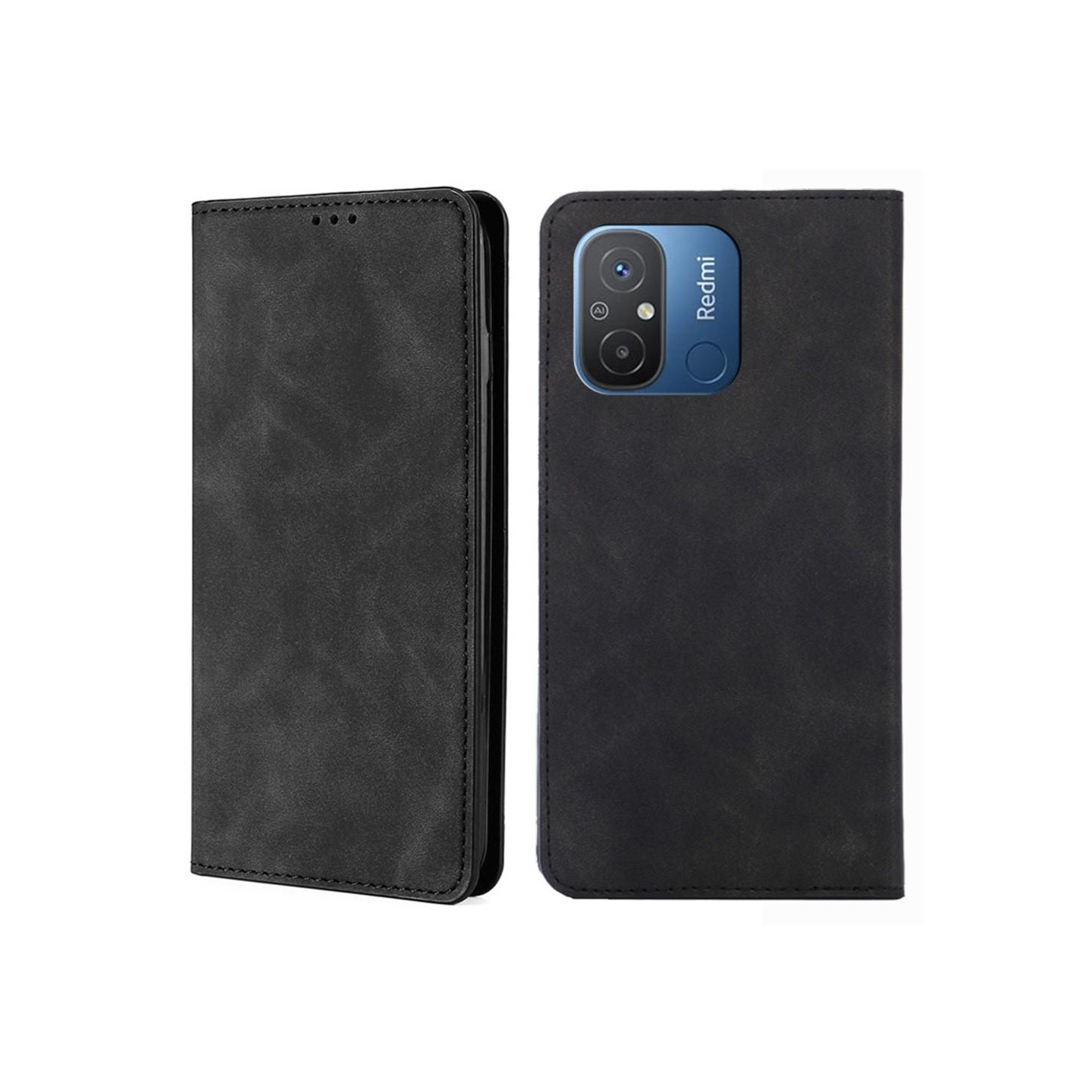 Lompakkotelineen puhelinkotelo Xiaomi Redmi 12C: lle