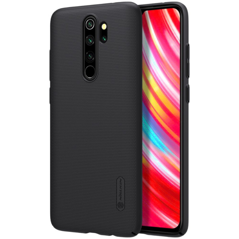 NILLKIN Xiaomi Note 8 Pro Frostet Skall Hardt - Sort