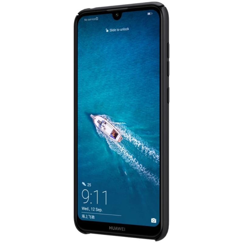 NILLKIN Huawei Y7 2019 Frostet Skall Hardt - Sort