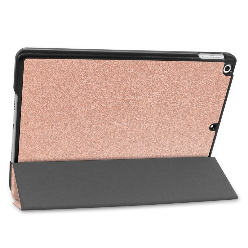 Apple iPad 10.2 2021/2020/2019 Trifoldbart Slim Fit Deksel - Rosa Gull