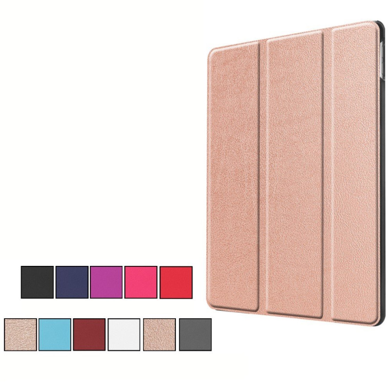 Apple iPad 10.2 2021/2020/2019 Trifoldbart Slim Fit Deksel - Rosa Gull