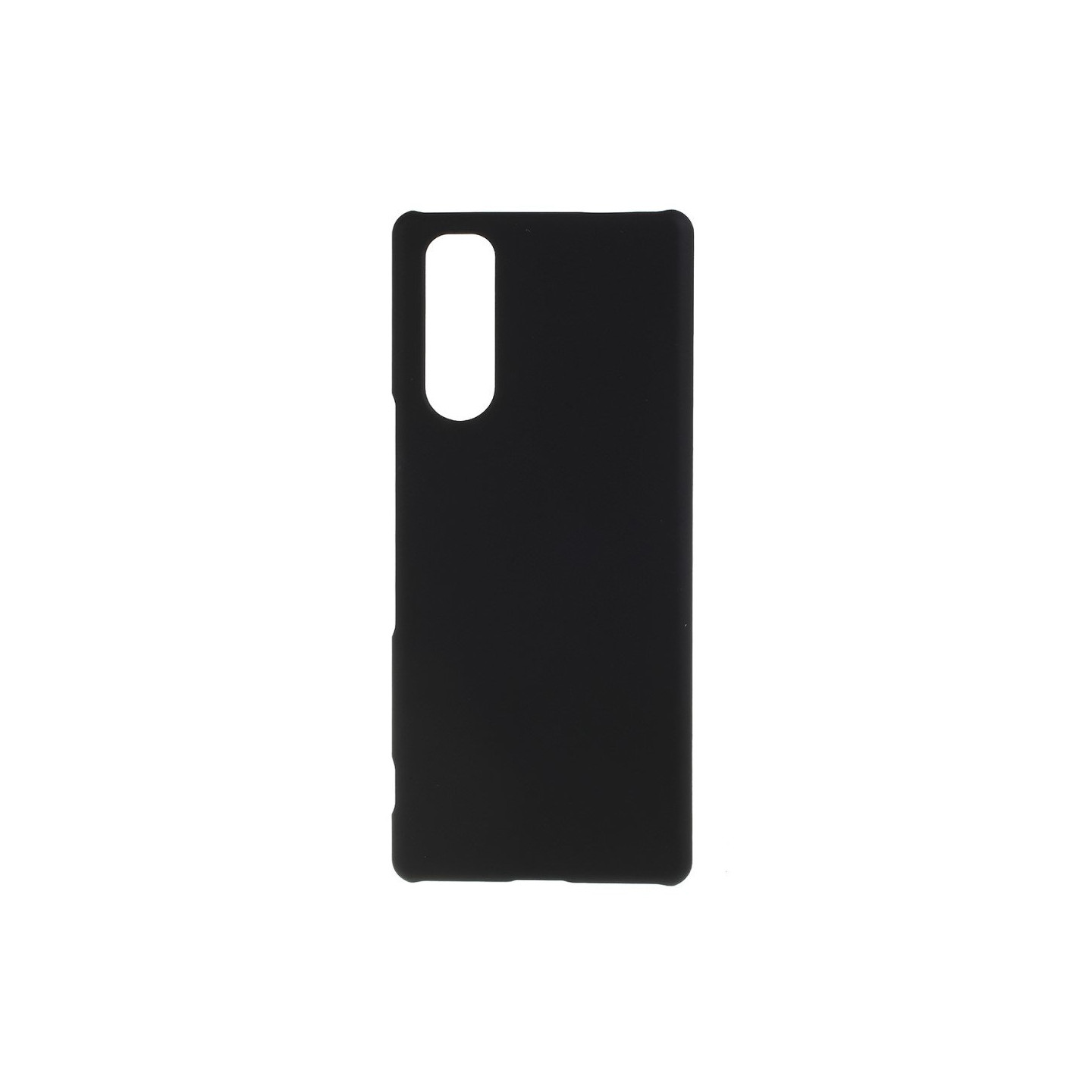 Sony Xperia 5 Gummiert Cover - Sort