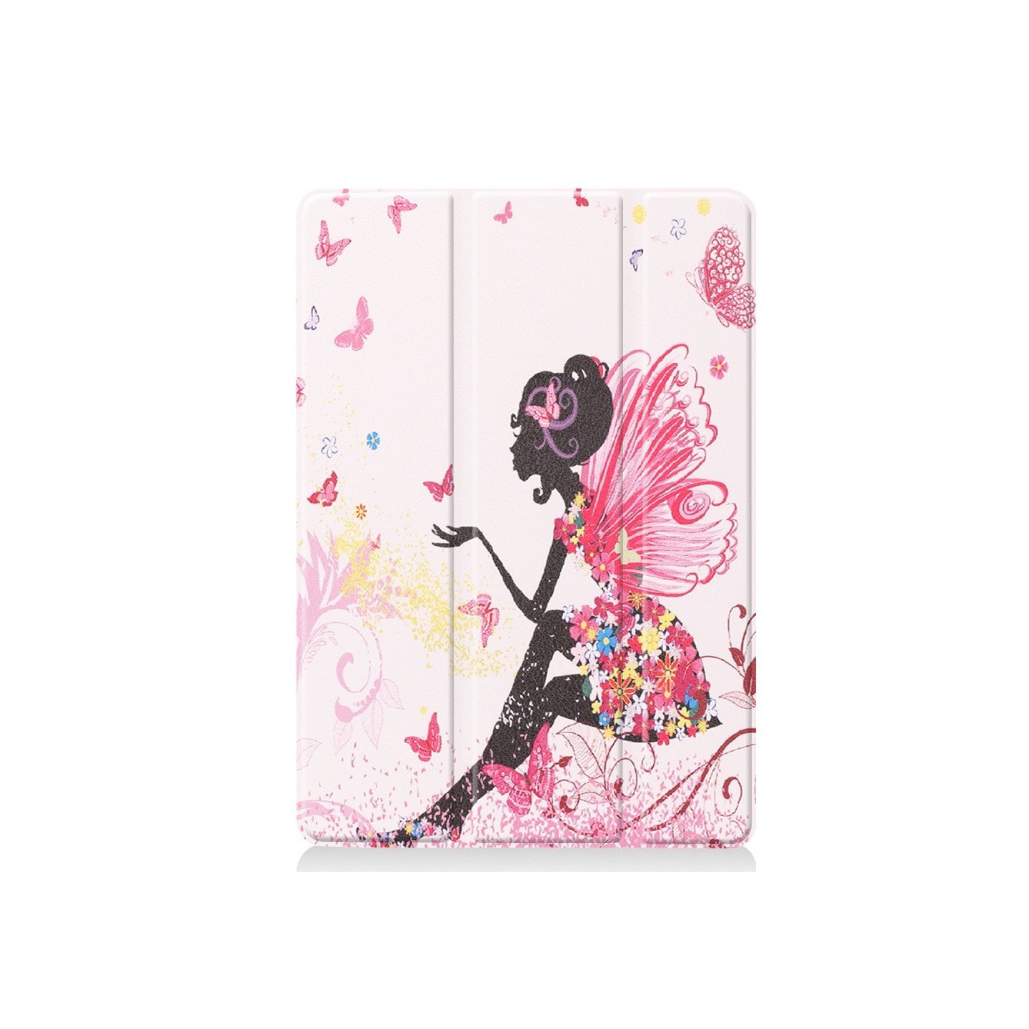 Apple iPad 10.2 (2019) Pattern PU kolminkertainen tabletin kotelo - Kauneus