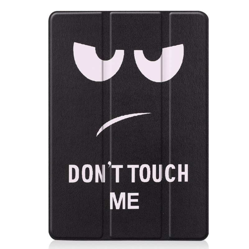 Apple iPad 10.2 Pattern Tri - fold Stand Tablet Case - Don't Touch Me
