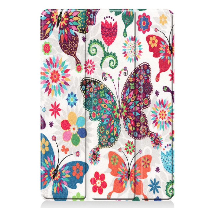 Apple iPad 10.2 Tri - fold Stand Tablet Case - Butterfly
