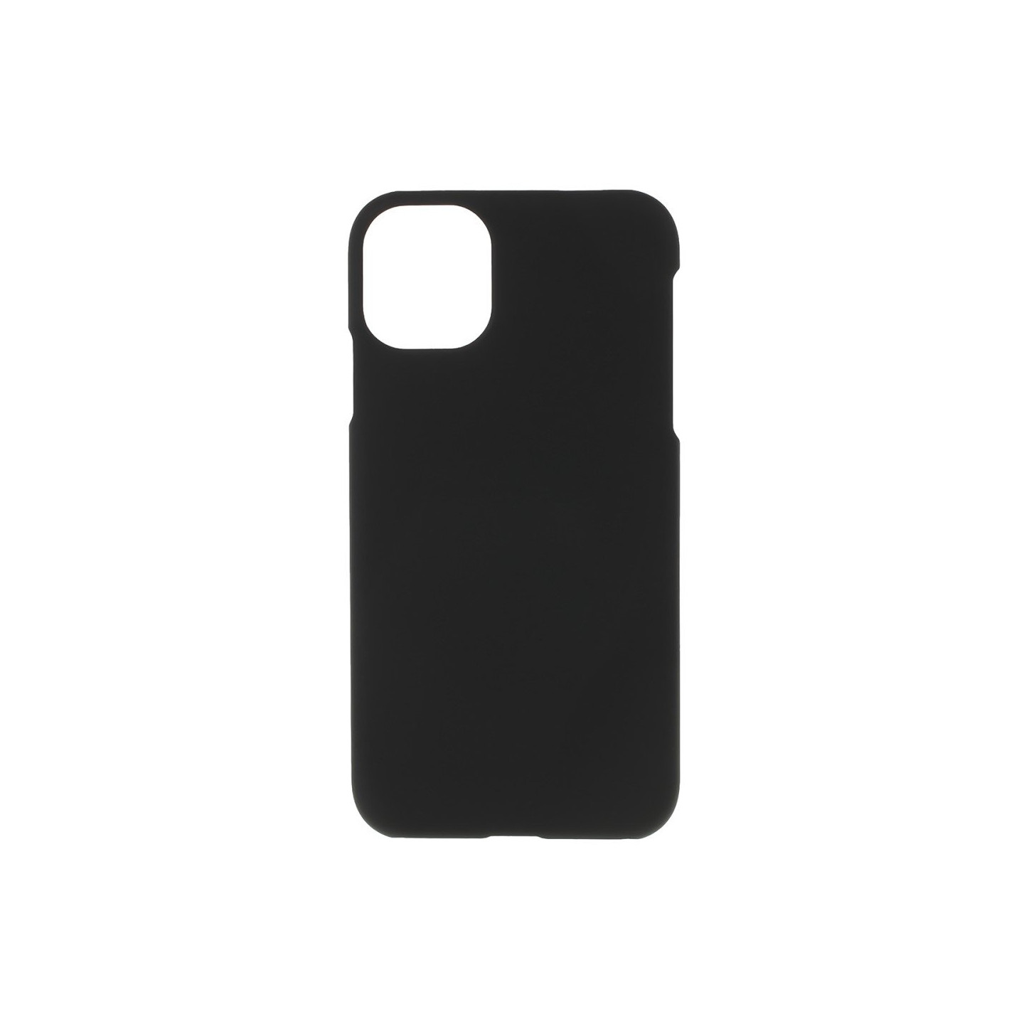 Rubberized Plastic Hard Back Suojakuori - iPhone 11 Pro - Musta