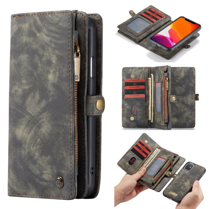 iPhone 11 CASEME Split Wallet Case - Gray