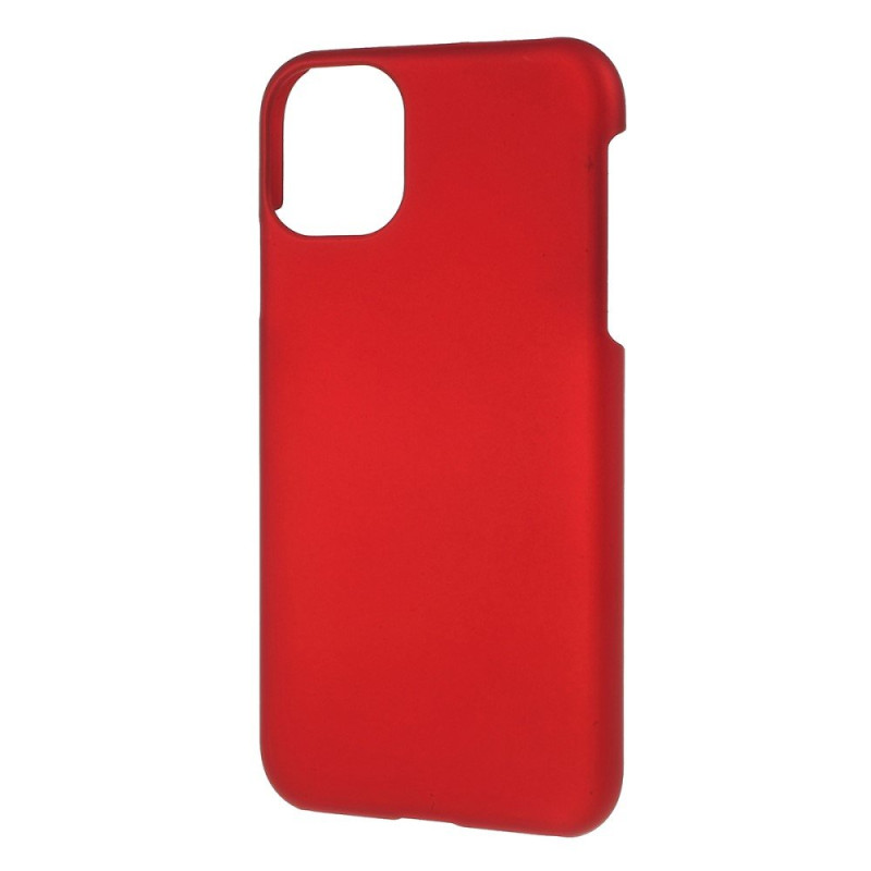 Rubberized PC Back Case for iPhone 11 - Red