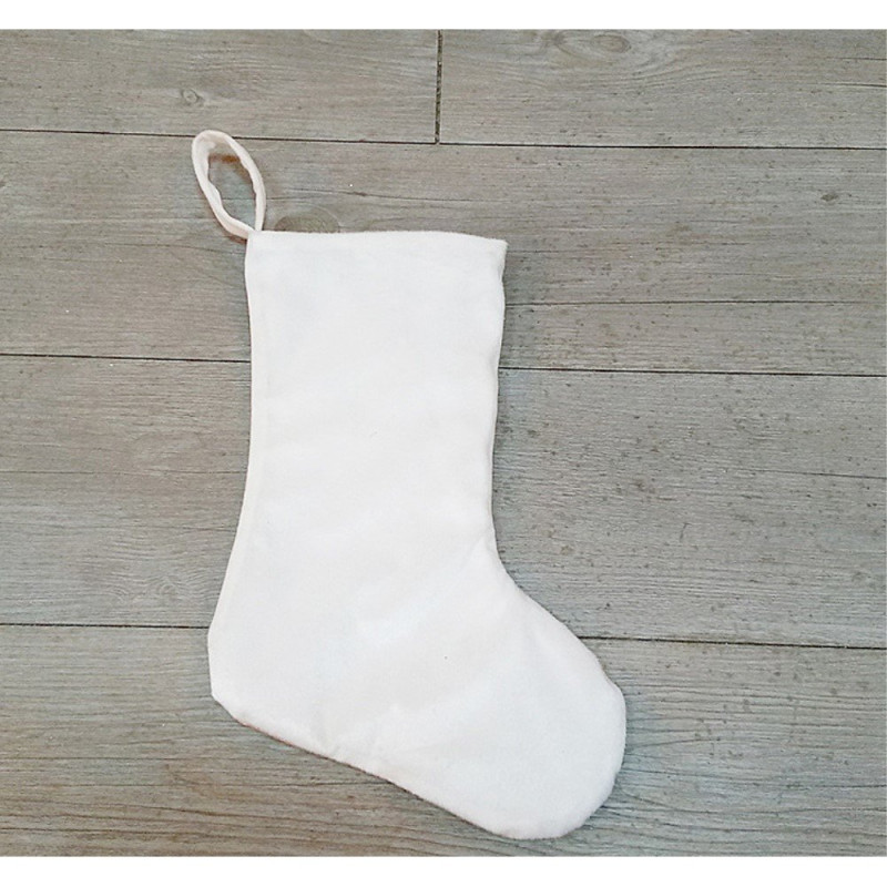 Sock Gift Bag Christmas Tree Ornaments - Snowman and Kids