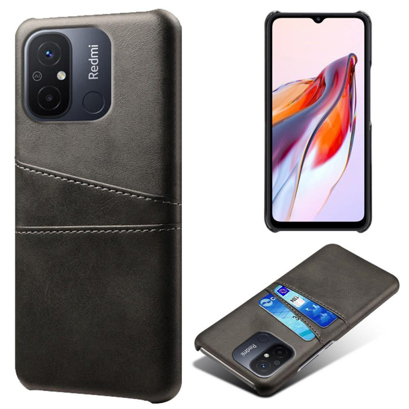 Til Xiaomi Redmi 12C KSQ PU - læderbelagt skalhård taske