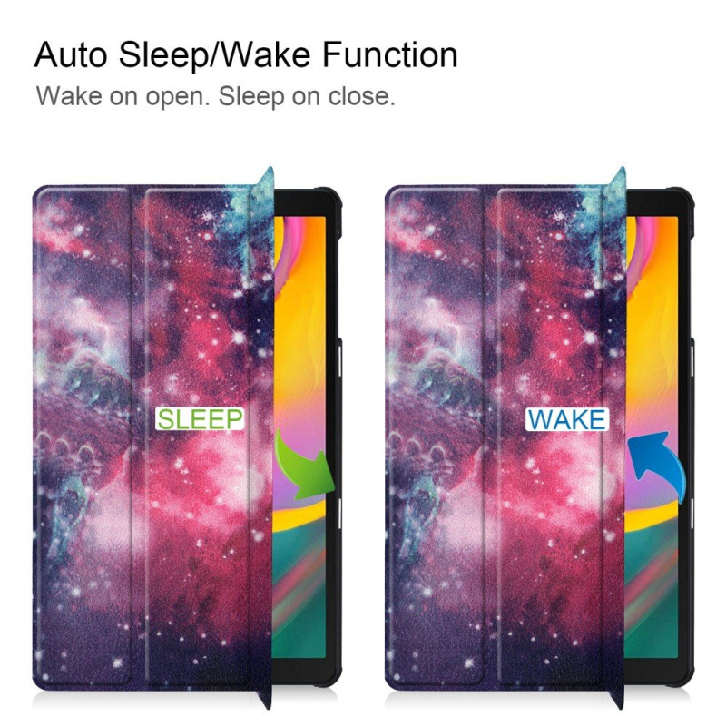 Samsung Galaxy Tab A 10.1 (2019) SM - T515 Case Galaxy Pattern