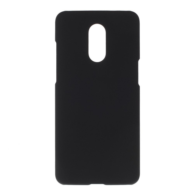 OnePlus 7 Cover Plastskall Gummiert - Sort