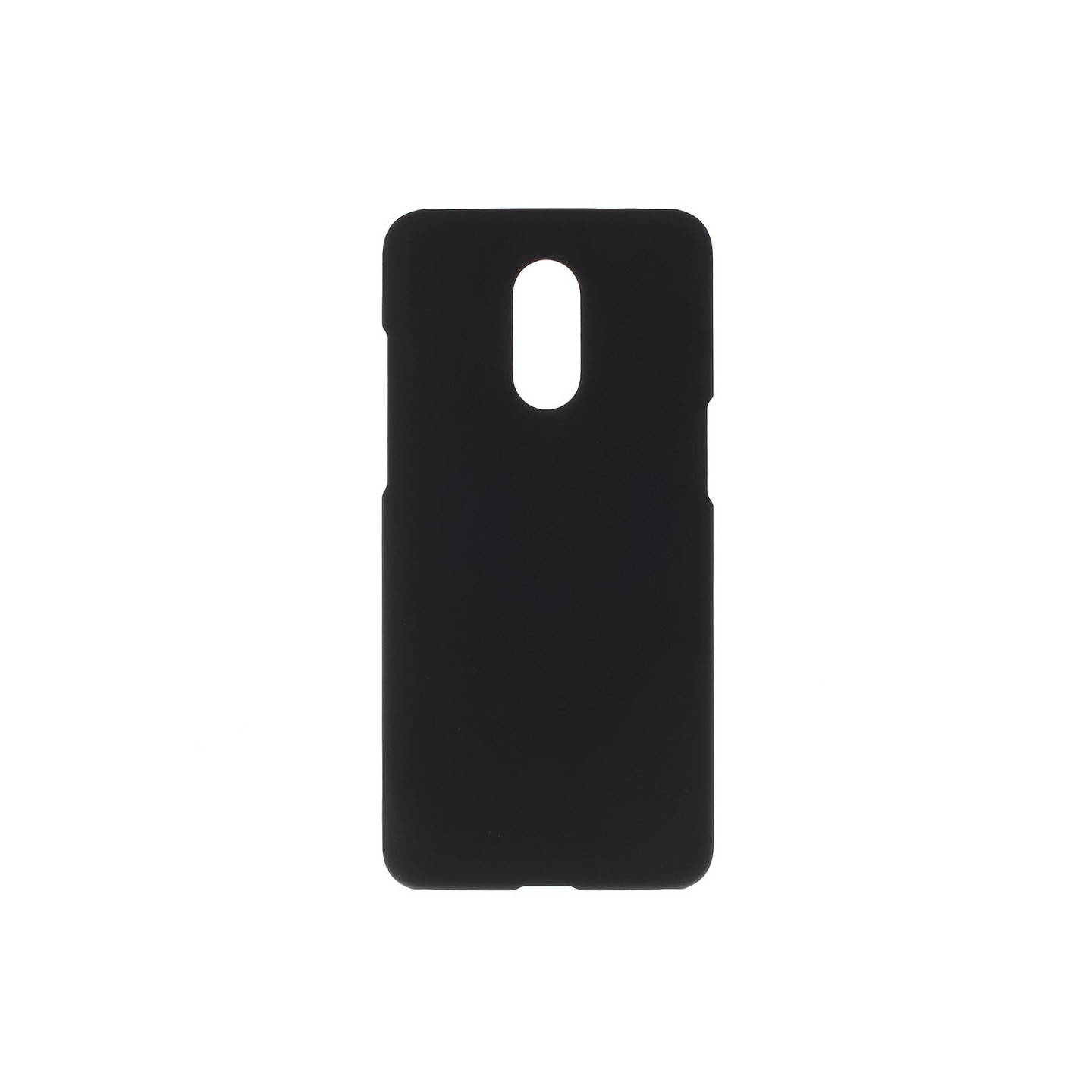 Rubberized Hard PC Phone Case for OnePlus 7 - Black