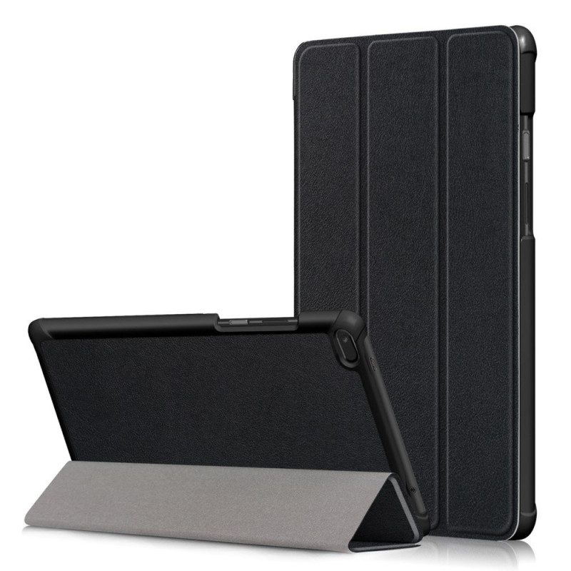 Tri - fold Stand Kansi - Lenovo Tab E8 - Musta