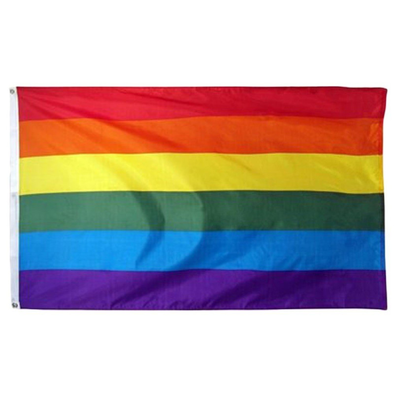 Regnbueflagg Gay Pride Peace LGBTQ 90x150cm