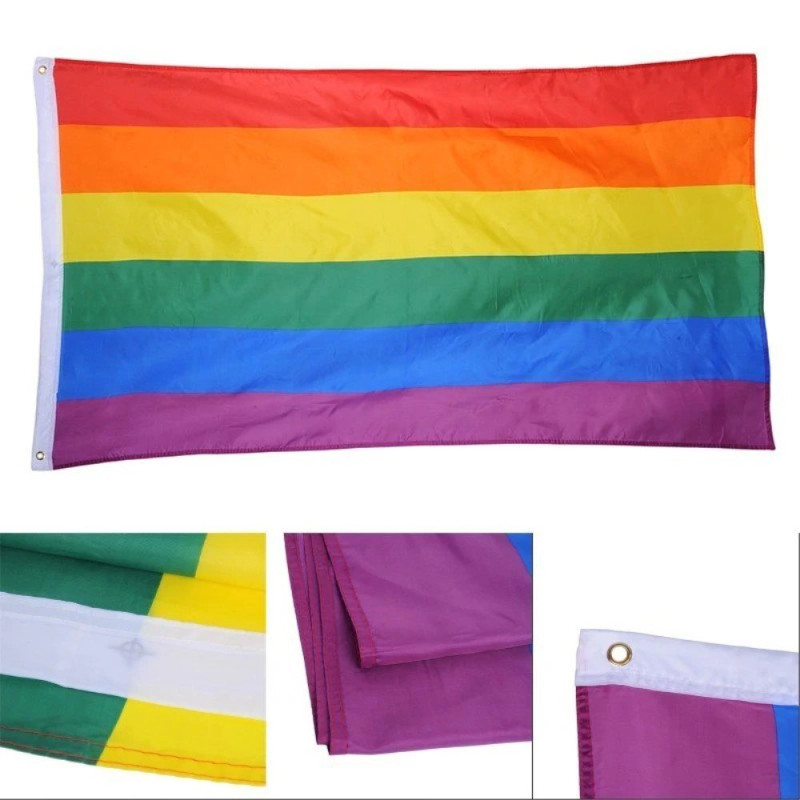 Regnbueflagg Gay Pride Peace LGBTQ 90x150cm