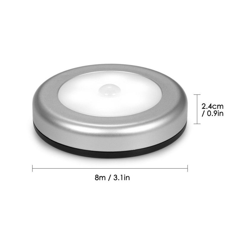 Intelligent bevegelsesdetektor LED - lampe garderobe baderomsskap osv