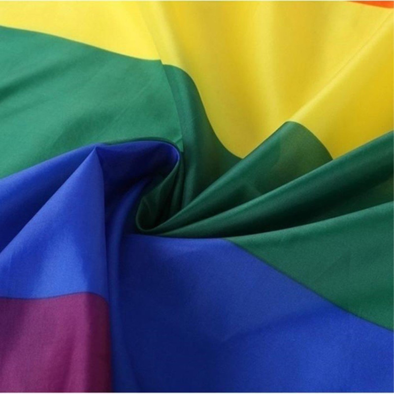 90*150cm/3*5ft Rainbow flag Gay Pride Peace LGBT Polyester Flag Transgender Banner