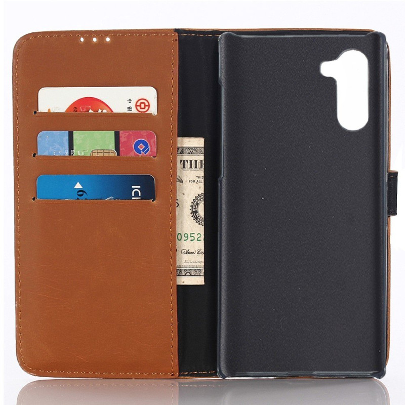 Samsung Galaxy Note 10 Retro Lommebok - cover - Brun