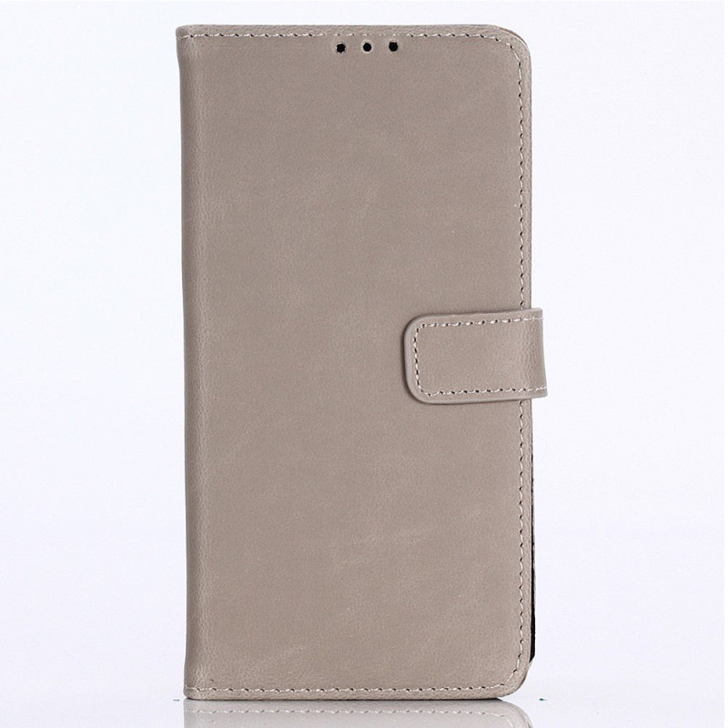 Crazy Horse Wallet Case for Samsung Galaxy Note 10 - Beige
