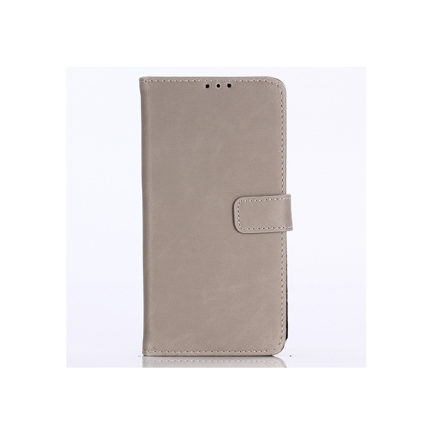 Crazy Horse Wallet Case for Samsung Galaxy Note 10 - Beige
