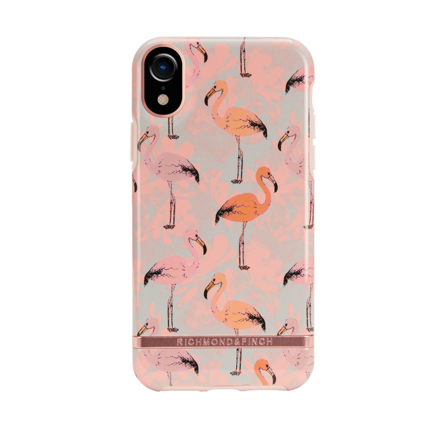 Richmond & Finch suojakuori to IPhone XR - Vaaleanpunainen Flamingo